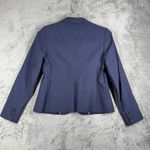 Banana Republic Banana‎ Republic Classic Blazer Womens 4 Navy Wool Blend Workwear Career Office Photo 2