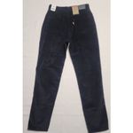 Levi's  high waisted mom jeans 28'' x30'' lack corduroy Photo 1