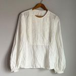 NEW Son De Flor scarlet top XS White Photo 0