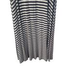 Victoria's Secret  Women's Size Medium Viscose White‎ Gray Striped Maxi Skirt Photo 2