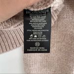BLANK NYC  Cream Oatmeal Horizontal Cable Knit Crewneck Sweater XS NWT Photo 4