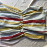 Dance & Marvel Red and Yellow Striped Jumpsuit Size M Photo 3