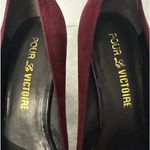 Pour La Victoire Pour lanVictoire These suede shoes shine with metal detailing on each heel Photo 4