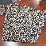 Abbeline Abbeine animal print flowy pants small // 032710 Photo 0