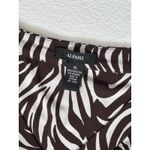 Alfani Womens Asymmetric 3/4 Sleeve Artsy‎ Top Size XL Stretch Office Career Photo 3