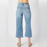 Judy Blue Tummy Control High waisted wide crop double button cropped jeans 13 31 Photo 2