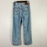 Levi's  Premium Dad Jeans 27 Light Wash Distressed Grunge Y2K Straight Leg Denim Photo 1