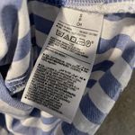 Old Navy  Skirt Womens Small Dropped Waist Midi Striped Chambray Blue White Photo 4