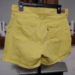 Levi's  lemon Yellow denim shorts Photo 1