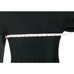 Ralph Lauren Lauren Cable Knit Sweater Dress S Black 3/4 Stretch Preppy Classic Photo 6