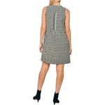 Faherty Isha Sleeveless Gingham Plaid‎ Black / White Shift Dress Size XS $178 Photo 1