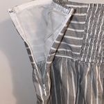 Anthropologie NWT $98  x Dolan Striped Tube Smocked Pullover Tie-Styling Top XL Photo 7