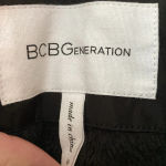 BCBGeneration  Black Quilted Silver Hardware Lined‎ Parka Hooded Size XS Jacket Photo 5