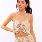 Le lis Floral Halter Top Photo 0