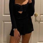 Black Deep V Romper Size M Photo 1