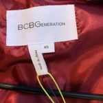 BCBGeneration NWT Faux Fur Vest Maroon, cranberry, XSmall Photo 7