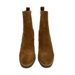 Veronica Beard AARI-2 Water-Repellent Wedge Chelsea Boots Suede hazelwood Size 9 Photo 3
