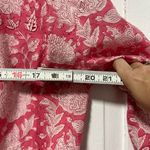 Gingy Fennerton Collection Rye fringe bottom pink and white tiered blouse Size M Size M Photo 5