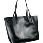 Kate Spade  Arch Patent Leather Black Green Reversible Tote Shoulder Bag Large Photo 0