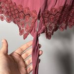 Self Esteem  Women Brown Crochet Cropped Shirt Size S Photo 5