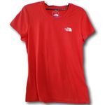 The North Face  Women's Red REAXION AMP CREW T-Shirt Size: M Photo 1