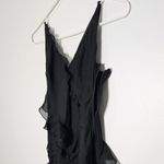 Abercrombie & Fitch  Draped Ruffle Maxi Dress /Black / Size XS - 159-299-0020-900 Photo 3