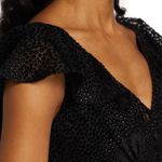 Monique Lhuillier ML velvet ruffle dress 8 Photo 2