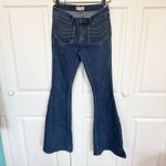Free People  Low rise MEGA FLARE denim jeans Sz 28 Photo 1