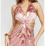Reformation 100% silk pink dress NEW Photo 9