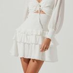 ASTR Cutout Long Sleeve Mini Dress Photo 0