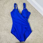 MiracleSuit Blue Razzle Dazzle Siren one piece swimsuit Women's 10 Control Photo 2