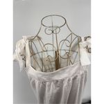 Haute Hippie  Long Dress Women’s White Boho Ruffle Smocked Preppy Size XL Photo 4