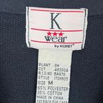 Vintage 90s Black Boutique Embroidered Top and Pants Set Size Medium Photo 4