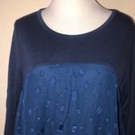 Ava James Ava‎ James women’s small blue flowy blouse Photo 1