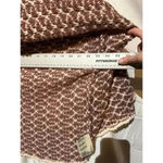 Simply Noelle Multicolor Crochet Chunky Knit Cape Poncho Sweater Button Collar Photo 7