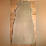 Kenar WomensNeutral Minimalist Crêpe/Tan Wool Blend Sleeveless Midi Dress|Size:8 Photo 5