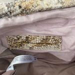 Free People Echo Leather Snake Print Clutch Crossbody Bag Photo 6