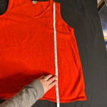 Chico's  Orange V-Neck Women's Tank Top Size XL Photo 4
