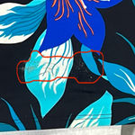 DSG Floral/Tropic Bottoms Swimwear Size Medium NWT Blue Photo 3