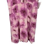 Abound  Abstract Pink Floral V-neck Cutout Mini Skater Dress Size Small NWT Photo 4