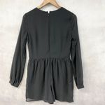 Abercrombie & Fitch Abercrombie Fitch Romper Womens 0 Sheer Sleeve Whimsigoth Dressy Fairy Grunge Photo 2