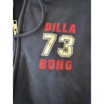 Billabong  Navy Blue Full Zip Hoodie Sweatshirt Women's Large Surf Skate Casual Photo 1