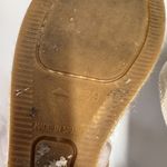 VISCATA Wedge Shoes Womens Size 39 Beige White Pubol Canvas Espadrille Heels Photo 11