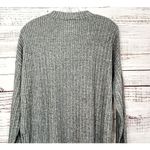 Juicy Couture Vintage Ribbed Long Sleeve Pullover Sweater Heather Gray Sz Medium Photo 9