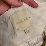 Modcloth Halter Dress Womens Size Large Ivory Blue Fit & Flare Party Cocktail Photo 2