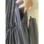 Ralph Lauren Black Jumpsuit V Neck Tie Waist Long Sleeve Pockets Size 14 NWT Photo 4