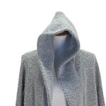 BLANK NYC Womens Hooded Teddy Bear Duster Cardigan Gray Size XS Neutral Cozy Photo 5