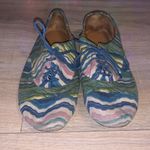 Gianni Bini  colorful leather boho bowling style lace up Oxford shoes Photo 2