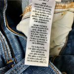 frame denim Le High Skinny Crop Two Tone Denim Panel Jeans Kenya Navy Blue sz 24 Photo 13