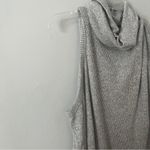 Allison Joy  Light Gray Cowl Neck Sweater Large Photo 2